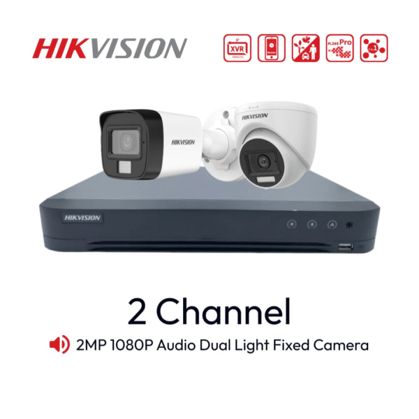 1 Paket 2 Channel Hikvision Audio