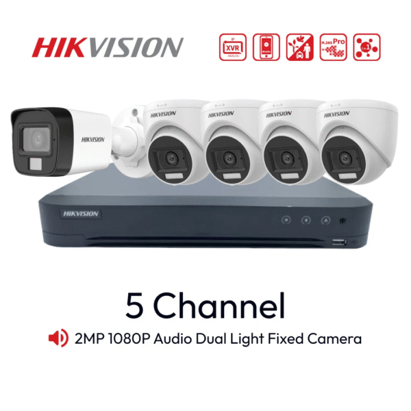 Paket 5 Channel Hikvision Audio