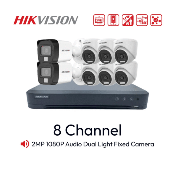 Paket 8 Channel Hikvision Audio