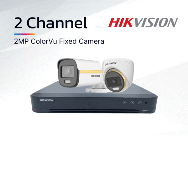 Paket 2 Channel HikVision ColorVu