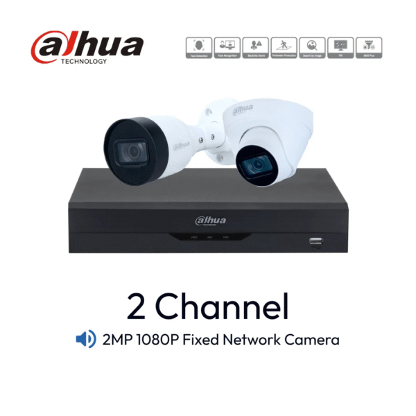 Paket 2 Channel Dahua IP-Cam