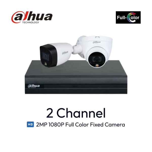 Paket 2 Channel Dahua ColorVu