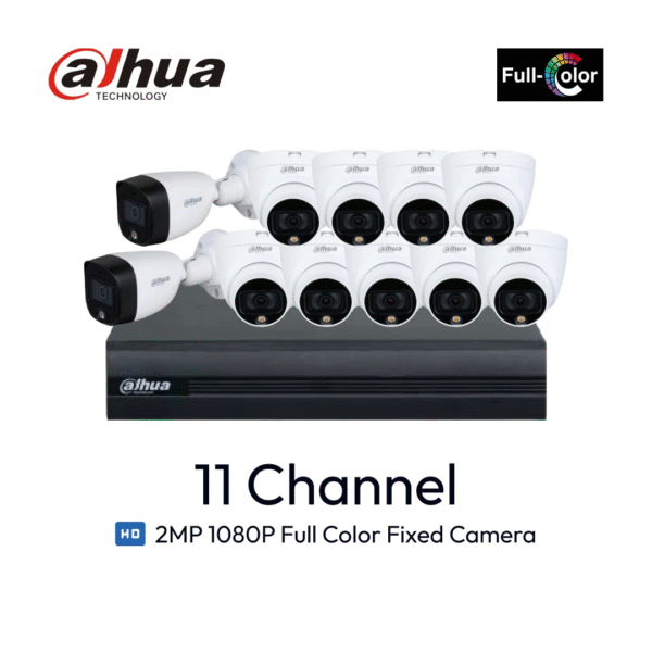 Paket 11 Channel Dahua ColorVu