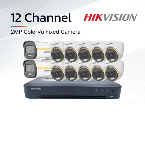 Paket 12 Channel HikVision ColorVu