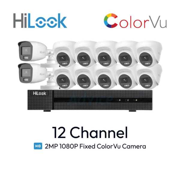 Paket 12 Channel HiLook ColorVu