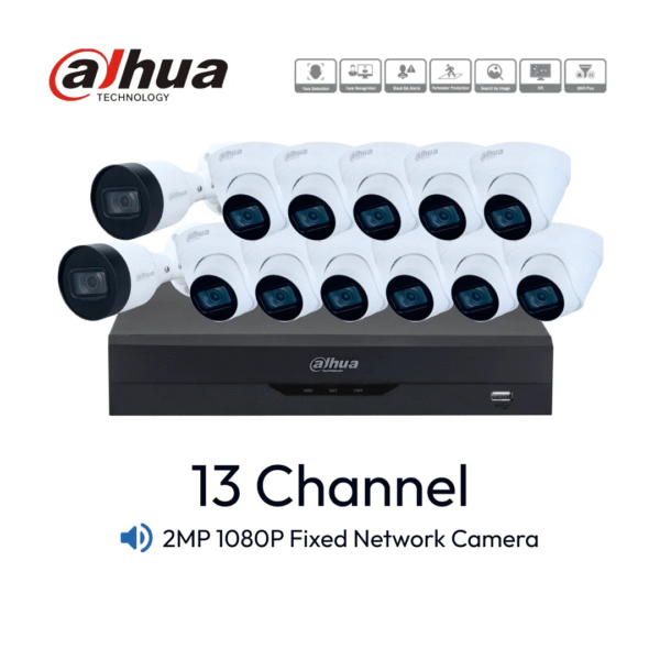 Paket 13 Channel Dahua IP-Cam