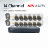 Paket 14 Channel HikVision ColorVu