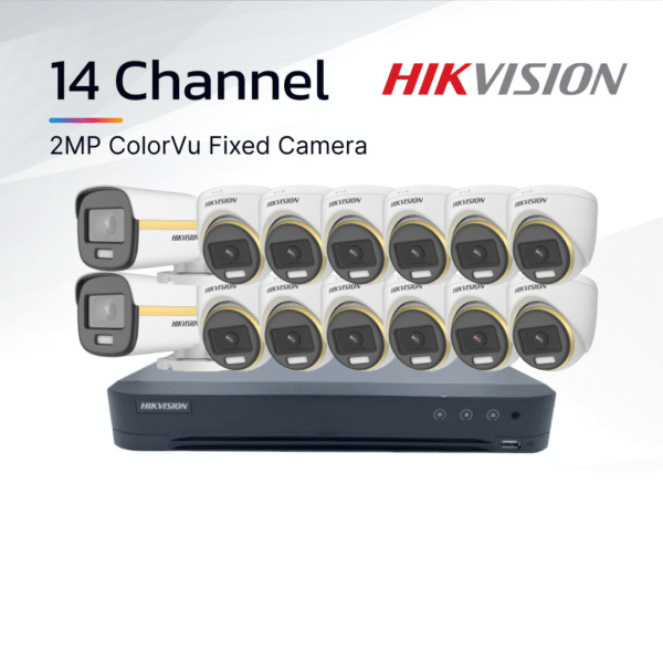 Paket 14 Channel HikVision ColorVu