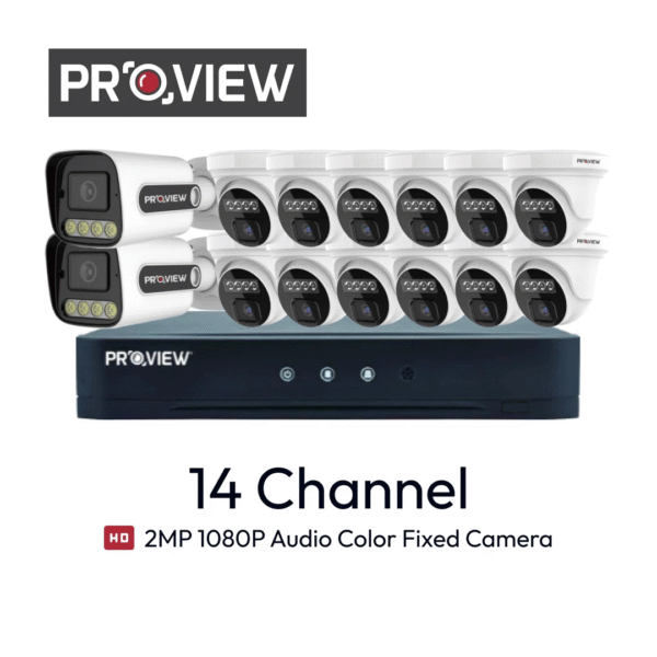 Paket 14 Channel ProView Audio