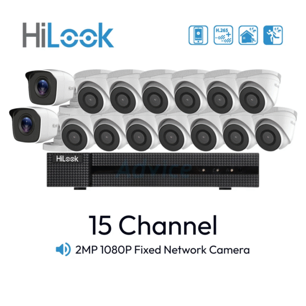 Paket 15 Channel HiLook IP-Cam
