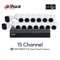 Paket 15 Channel Dahua ColorVu