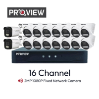Paket 16 Channel ProView IP Cam2