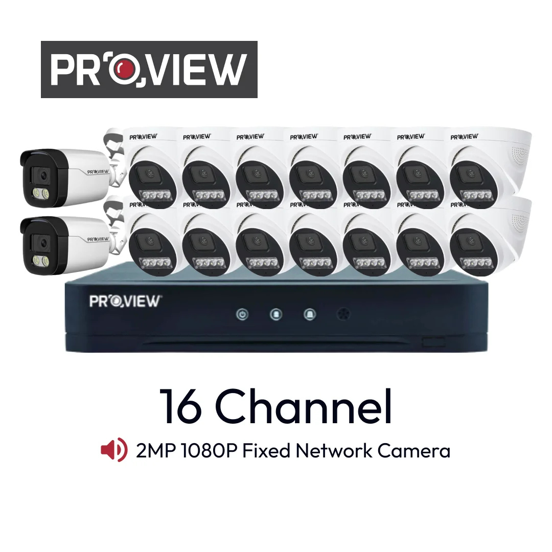 Paket 16 Channel ProView IP Cam2 | Nuansa CCTV