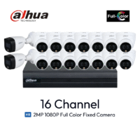 Paket 16 Channel Dahua ColorVu