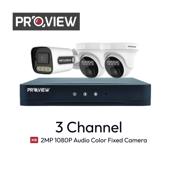 Paket 3 Channel ProView Audio