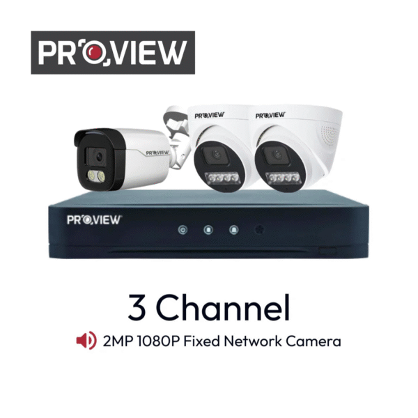 Paket 3 Channel ProView IP Cam
