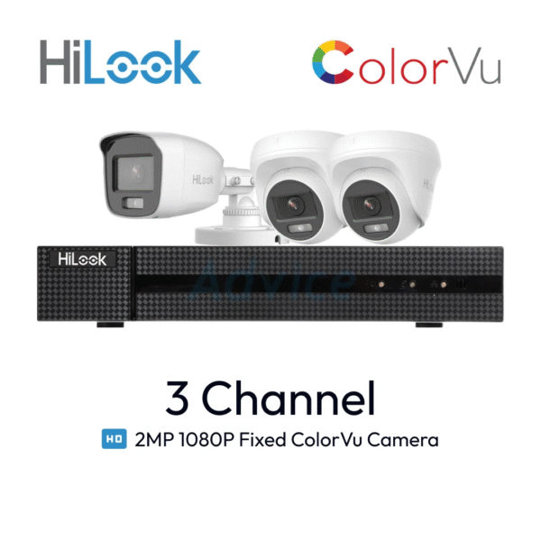 Paket 3 Channel HiLook ColorVu