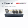 Paket 4 Channel HikVision ColorVu
