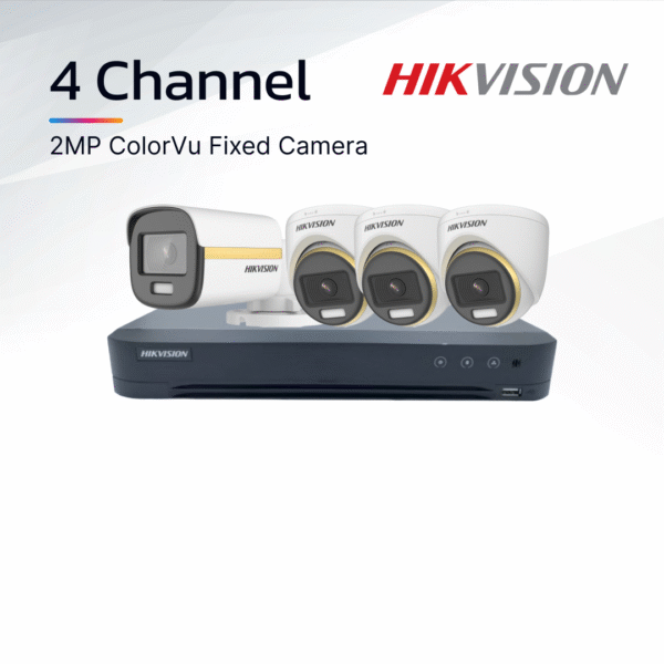 Paket 4 Channel HikVision ColorVu