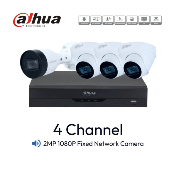 Paket 4 Channel Dahua IP-Cam