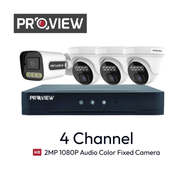Paket 4 Channel ProView Audio
