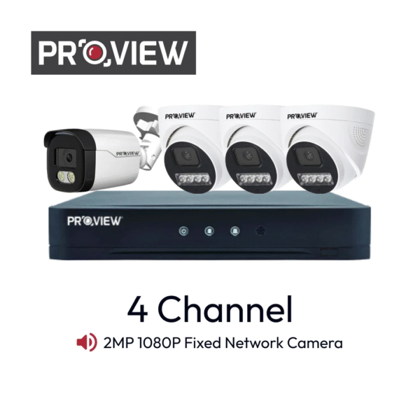 Paket 4 Channel ProView IP Cam