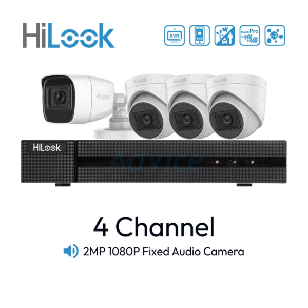 Paket 4 Channel HiLook Audio