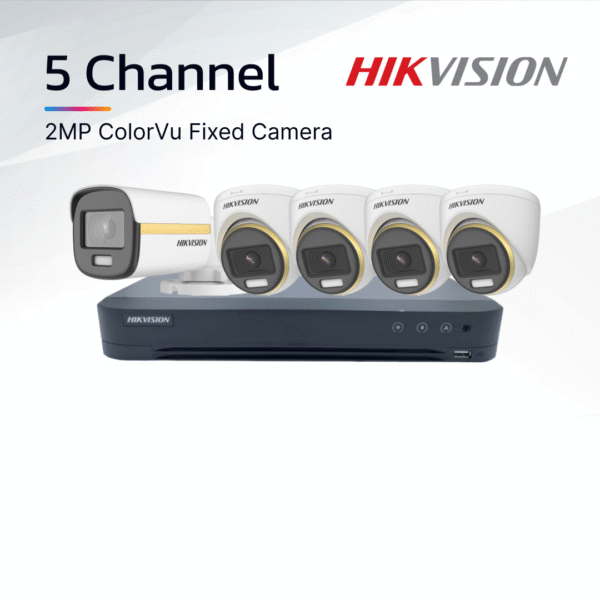 Paket 5 Channel HikVision ColorVu