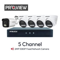Paket 5 Channel ProView IP Cam