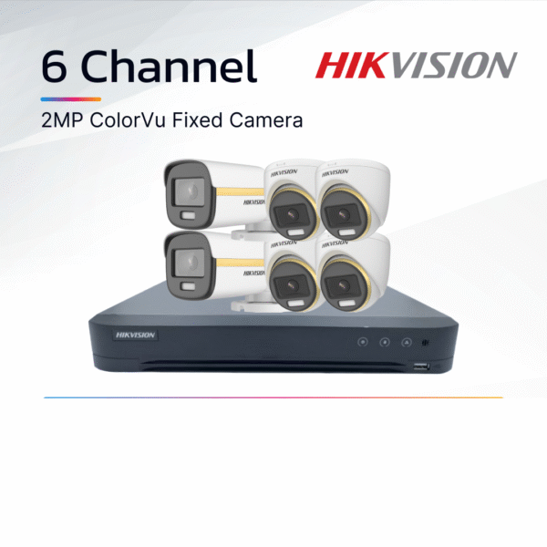 Paket 6 Channel HikVision ColorVu