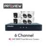 Paket 6 Channel ProView IP Cam