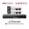 Paket 6 Channel HikVision IP-Cam