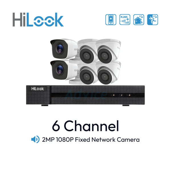 Paket 6 Channel HiLook IP-Cam