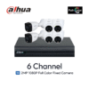 Paket 6 Channel Dahua ColorVu