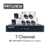Paket 7 Channel ProView IP Cam