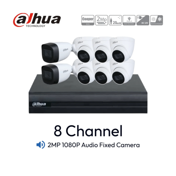 Paket 8 Channel Dahua Audio