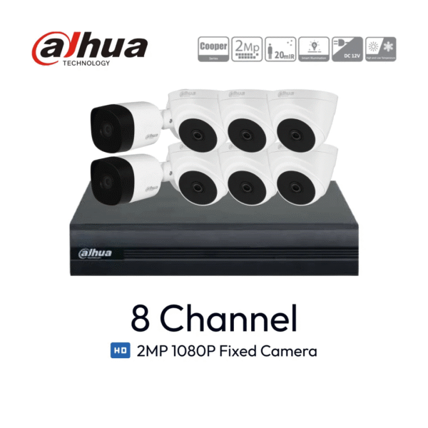 Paket 8 Channel Dahua Basic