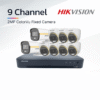Paket 9 Channel HikVision ColorVu