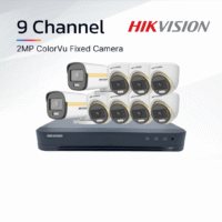 Paket 9 Channel HikVision ColorVu