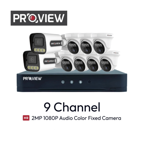 Paket 9 Channel ProView Audio