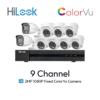Paket 9 Channel HiLook ColorVu