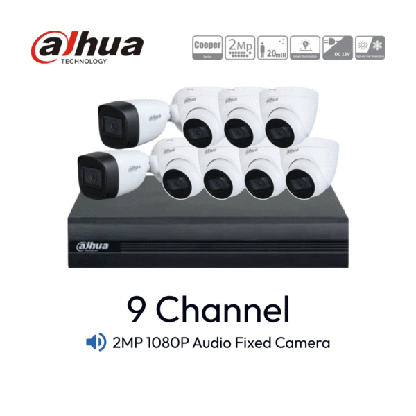 Paket 9 Channel Dahua Audio