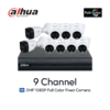 Paket 9 Channel Dahua ColorVu