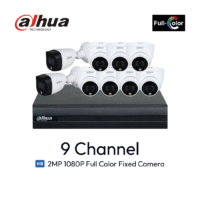 Paket 9 Channel Dahua ColorVu