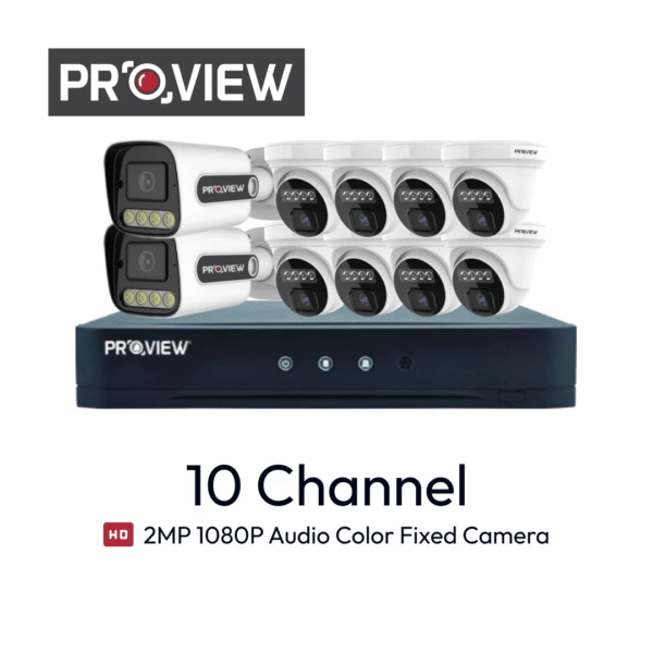 Paket 10 Channel ProView Audio