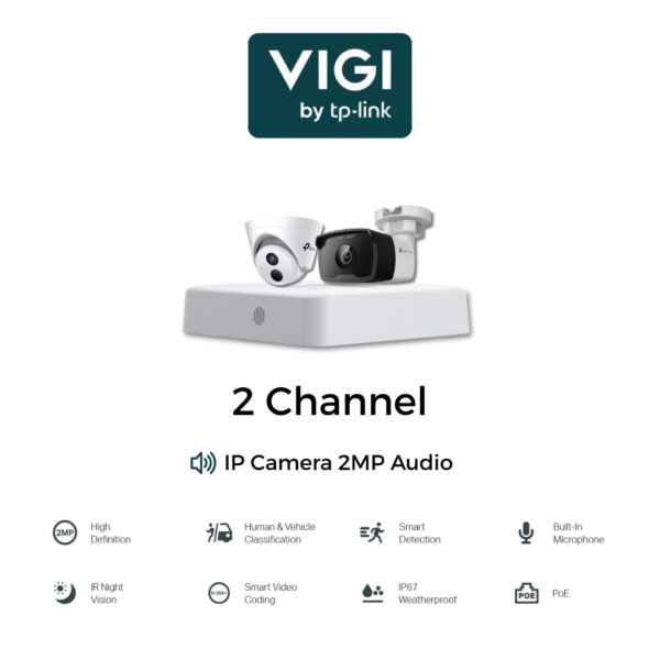 Vigi IP Cam 2MP 2 Channel